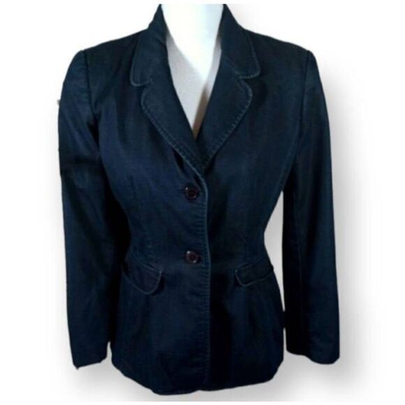 GEORGE DK BLUE BLAZER SZ.SP EUC. - Picture 1 of 3
